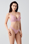 New Bra 334160 Kadın Dantelli Destekli Sütyen Külot Takım