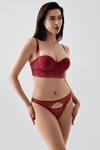 New Bra 334162 Kadın Dantelli Desteksiz Sütyen Külot Takım