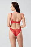 New Bra 334166 Kadın Dantelli Push up Sütyen Külot Takım