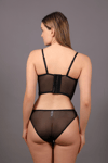New Bra 4157 Kadın Dantelli Çift Push Up Sütyen Külot Takım