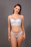 New Bra 4166 Kadın Dantelli Push up Sütyen Külot Takım
