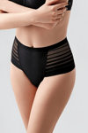 New Bra Siyah Kadın Yüksek Bel Külot