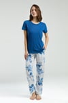 Pierre Cardin PC8968-S Kadın Kısa Kollu Pijama Takım