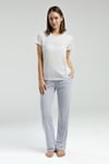 Pierre Cardin PC8978-S Kadın Kısa Kollu Pijama Takım