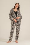 Pierre Cardin PC9282-S Kadın Uzun Kol 3'lü Pijama Takım