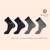 Roff 10201 Erkek Y.K.Porto Silver Micro Bambu Patik Çorap
