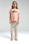 RolyPoly 3585-G Kız Çocuk Kısa Kollu Pijama Takımı