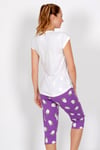 Vienetta 0080800830 Kadın Kısa Kollu Kaprili Pijama Takımı