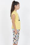 Vienetta 0122762480 Kız Çocuk Kısa Kollu Caprı Pijama Takımı