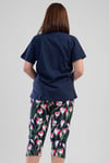 Vienetta 1115120308 Kadın B.Beden Kısa Kollu Kapri Pijama Takım