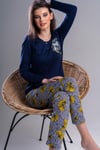 Vienetta 1121280725 Kadın Uzun Kollu Pijama Takımı