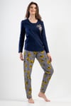 Vienetta 1121280725 Kadın Uzun Kollu Pijama Takımı