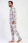 Vienetta 1618361133 Erkek Uzun Kollu Polar Pijama Takımı