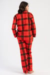 Vienetta 1618401119 Kadın Uzun Kollu Polar Pijama Takımı