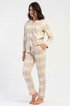 Vienetta 1618471127 Kadın Uzun Kollu Polar Pijama Takımı