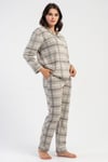 Vienetta 1618481129 Kadın Uzun Kol Polar Pijama Takımı