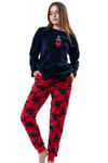 Vienetta 2010120186-B Kadın Polar Uzun Kollu Pijama Takımı