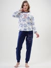Vienetta 2010270358-B Kadın Polar Uzun Kollu Pijama Takımı