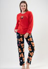 Vienetta 2010428759 Kadın Polar Uzun Kollu Pijama Takımı
