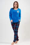 Vienetta 2010930503 Kadın Büyük Beden Uzun Kollu Pijama Takımı
