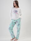 Vienetta 2020880267 Kadın Uzun Kollu O Yaka Pijama Takımı