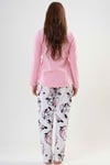 Vienetta 2030490218 Kadın Polar Uzun Kollu Pijama Takımı