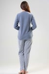 Vienetta 2030703972 Kadın Polar Uzun Kollu Pijama Takımı