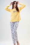 Vienetta 2031154994  Kadın Uzun Kollu Pijama Takımı