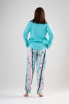 Vienetta 2031770157 Kadın Büyük Beden Uzun Kollu Pijama Takımı