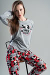 Vienetta 2040334916 Kadın Uzun Kollu Pijama Takımı