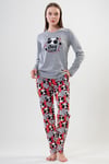 Vienetta 2040334916 Kadın Uzun Kollu Pijama Takımı