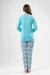 Vienetta 2040345692 Kadın Uzun Kollu Pijama Takımı