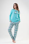 Vienetta 2040345692 Kadın Uzun Kollu Pijama Takımı