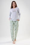Vienetta 2040418330 Kadın Uzun Kollu Pijama Takımı