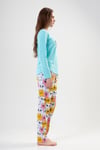 Vienetta 2040490409 Kadın Uzun Kollu Pijama Takımı