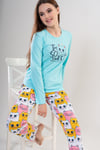 Vienetta 2040490409 Kadın Uzun Kollu Pijama Takımı