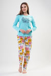 Vienetta 2040490409 Kadın Uzun Kollu Pijama Takımı