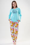 Vienetta 2040490409 Kadın Uzun Kollu Pijama Takımı