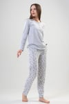 Vienetta 2040645137 Kadın Uzun Kollu Pijama Takımı