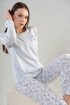 Vienetta 2040645137 Kadın Uzun Kollu Pijama Takımı