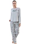 Vienetta 2041520414  Kadın Uzun Kollu Pijama Takımı