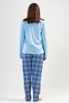 Vienetta 2041605561 Kadın Büyük Beden Uzun Kollu Pijama Takımı