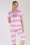Vienetta 2112111494 Kadın Kısa Kollu Kaprili Pijama Takım