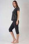 Vienetta 2113580401 Kadın Kısa Kollu Kaprili Pijama Takımı