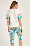 Vienetta 2123380603 Kadın Kısa Kollu Kaprili Pijama Takımı