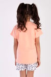 Vienetta 2127127601 Kız Çocuk Kısa Kollu Şortlu Pijama Takımı