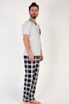 Vienetta 2127496006 Erkek Kısa Kollu Büyük Beden Pijama Takımı