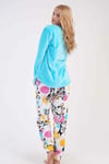 Vienetta 3030850298-B Kadın Uzun Kollu Welsoft Pijama Takımı