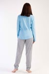 Vienetta 3031080771 Kadın Büyük Beden Uzun Kollu Pijama Takımı