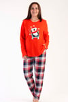 Vienetta 3031343722 Kadın Büyük Beden Uzun Kollu Pijama Takımı
